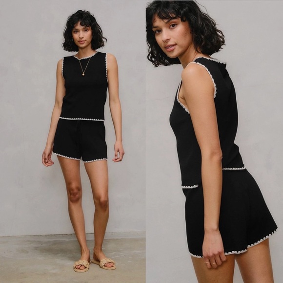 Endless Blu Knit Shorts - Picture 2 of 5